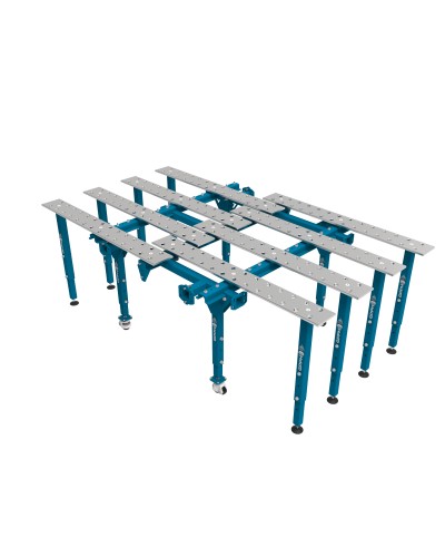 Modułowy stół spawalniczy pojedynczy rozkładany 2670x1600 mm - GPPH