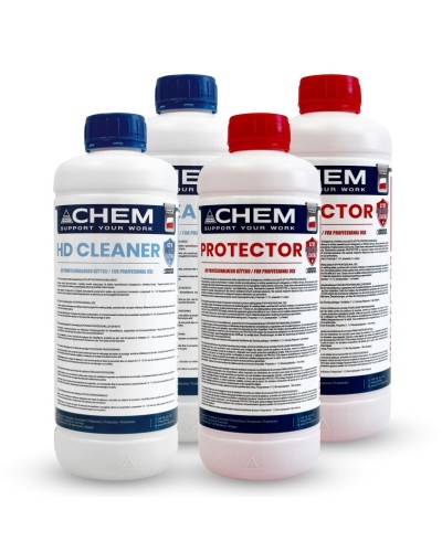 Zestaw preparatów chemicznych 2x HD Cleaner 2x Protector GPPH CHEM