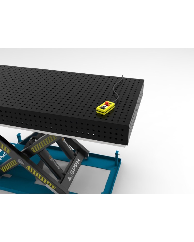 Stół Spawalniczy PRO 2000x1000 mm z hydraulicznym systemem podnoszenia