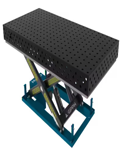Stół Spawalniczy PRO 2400x1200 mm z hydraulicznym systemem podnoszenia