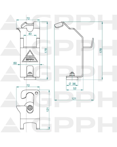Uchwyt na palnik - GPPH Stoły spawalnicze