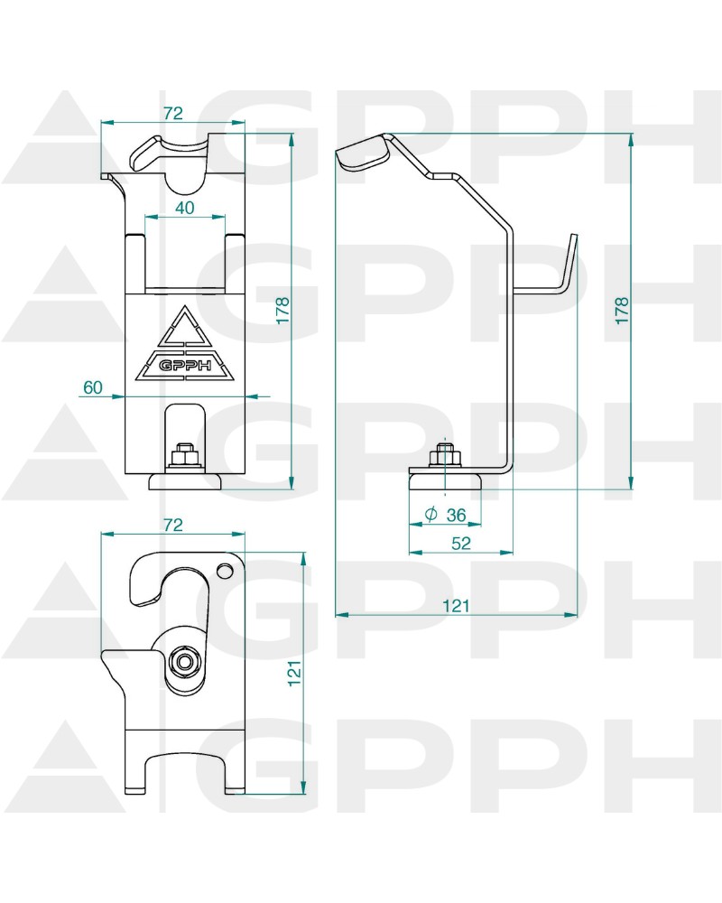 Uchwyt na palnik - GPPH Stoły spawalnicze