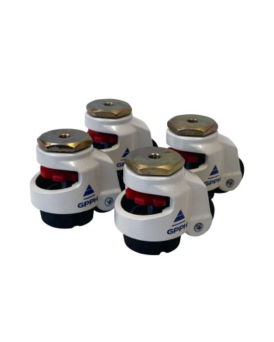 Zestaw 4 sztuk kół do stołu spawalniczo - montażowego DIY - GPPH Group