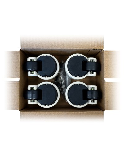 Zestaw 4 sztuk kół do stołu spawalniczo - montażowego DIY - GPPH Group