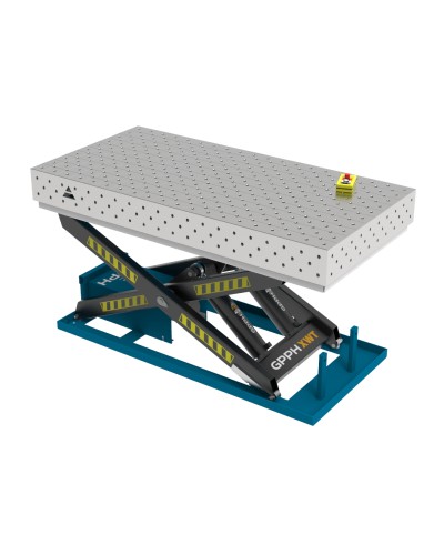 Stół Spawalniczy PLUS INOX 2000x1000 mm z hydraulicznym systemem podnoszenia
