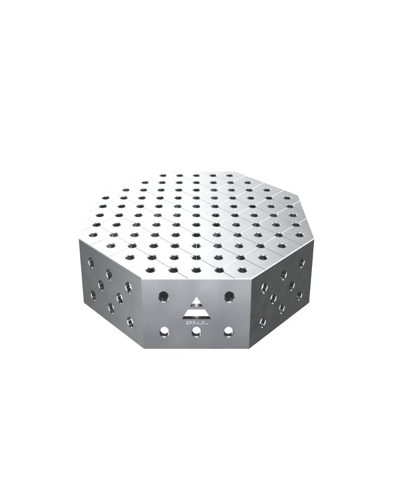 Stół spawalniczy ośmiokątny OCT INOX 800x800mm