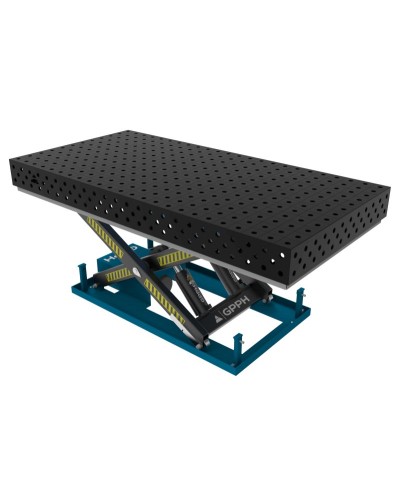 Stół Spawalniczy EXPERT 2400x1200 mm z hydraulicznym systemem podnoszenia