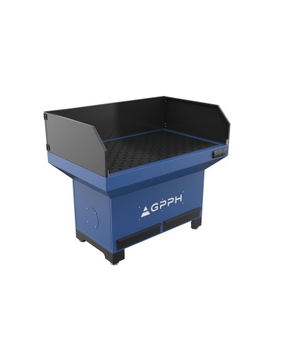 Stanowisko szlifiersko-spawalnicze 1270x770mm - podstawa z osłonami